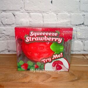 Sunny Days Squeezy Strawberry Squishy Toy